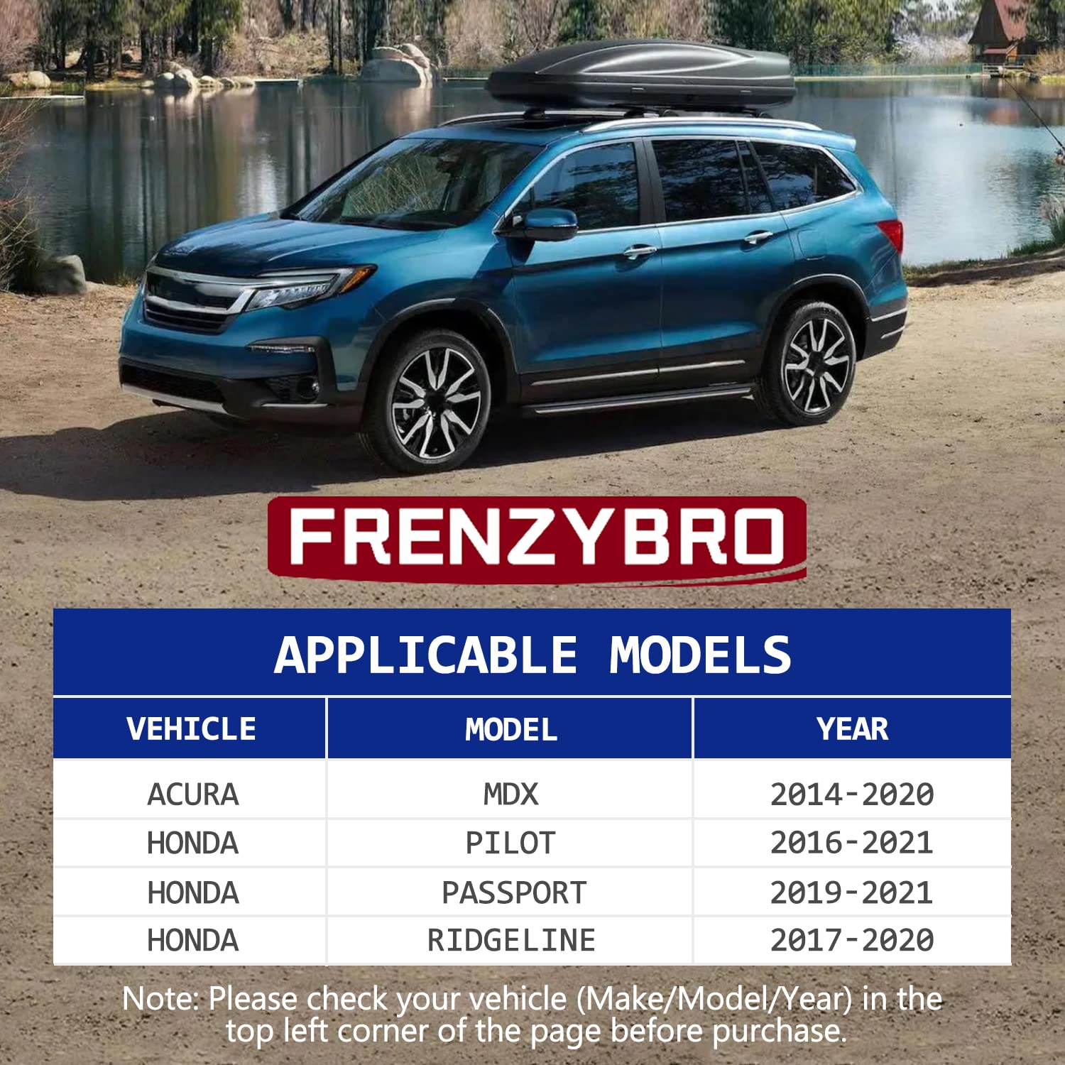 Frenzybro 2 FRONT LOWER CONTROL ARM BALL JOINT FOR 2014-2018 ACURA